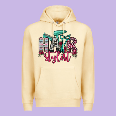 Hair Stylist Premium Hoodie Designed By Oliviacreatesart