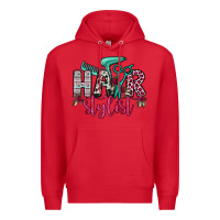 Red hair stylist Premium Hoodie - OliviaCreatesArt