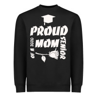 Black Proud Mom Of A 2020 Senior Heavyweight Sweatshirt - Bettercallsaul