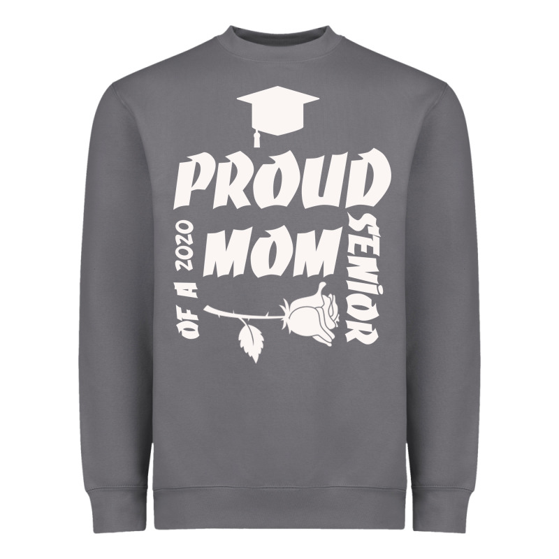 Proud Mom Of A 2020 Senior Heavyweight Sweatshirt by Bettercallsaul | Teevron
