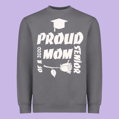 Proud Mom Of A 2020 Senior Heavyweight Sweatshirt Designed By Bettercallsaul