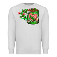 Dove Grey Cactus Coffee cup Premium Sweatshirt - FaDigitalArtStudio