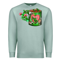 Seafoam Cactus Coffee cup Premium Sweatshirt - FaDigitalArtStudio