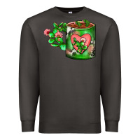 Smoke Cactus Coffee cup Premium Sweatshirt - FaDigitalArtStudio