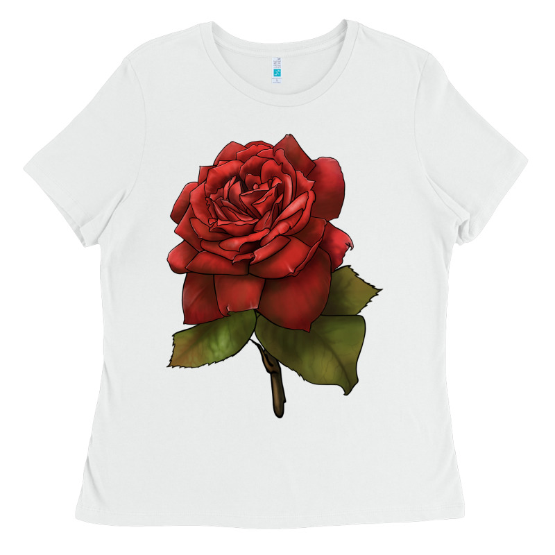 Oklahoma Rose Illustrations Ladies Tee by LillyAllenDesigns | Teevron