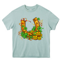 Arona horseshoe with shamrocks and coin Heavy Core Tee - AdoDesignShop