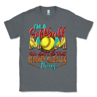 Charcoal Heather I'm a Softball mom we don't do that keep calm Classic Tee - BundleAndBundleShop