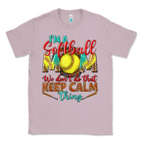 Lilac I'm a Softball mom we don't do that keep calm Classic Tee - BundleAndBundleShop