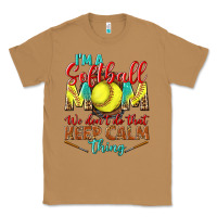 Toasted Coconut I'm a Softball mom we don't do that keep calm Classic Tee - BundleAndBundleShop