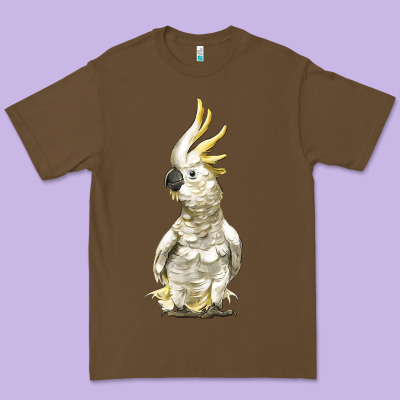 Cockatoo Bird Premium Tee Designed By Lillyallendesigns