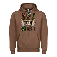 Chestnut merry and bright Zipper Hoodie - CowGirlArtShop