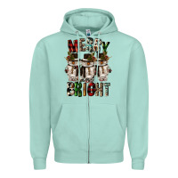 Seafoam merry and bright Zipper Hoodie - CowGirlArtShop