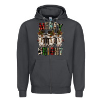 Smoke merry and bright Zipper Hoodie - CowGirlArtShop