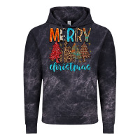 Cloud Black merry christmas trees Vintage Hoodie - MaliasSmallBusiness