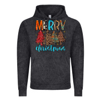 Vintage Black merry christmas trees Vintage Hoodie - MaliasSmallBusiness
