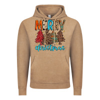 Vintage Coffee merry christmas trees Vintage Hoodie - MaliasSmallBusiness
