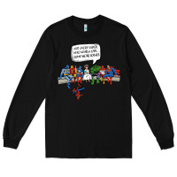Black Superheros Long Sleeve Tee - Bettercallsaul