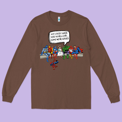 Superheros Long Sleeve Tee Designed By Bettercallsaul