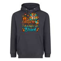 Smoke Grateful Thankful Blessed Thanksgiving Cold Drink Heavyweight Hoodie - FaDigitalArtStudio