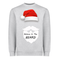 Heather Grey Believe In The Beard Heavyweight Sweatshirt - Bettercallsaul
