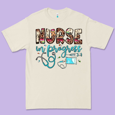 Nurse In Progress Premium Tee Designed By Jahusdesignshop