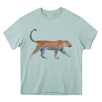Arona leopard Heavy Core Tee - LillyAllenDesigns