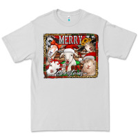 Dove Grey merry christmas goats Premium Tee - Jasminsmagicworld