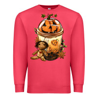 Cardinal Halloween Jack O Lantern Bobba Cup Premium Sweatshirt - FaDigitalArtStudio