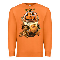 Carrot Halloween Jack O Lantern Bobba Cup Premium Sweatshirt - FaDigitalArtStudio