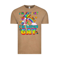 Vintage Coffee LGBTQ I'm Not Gay I'm Super Gay Vintage Tee - BundleAndBundleShop