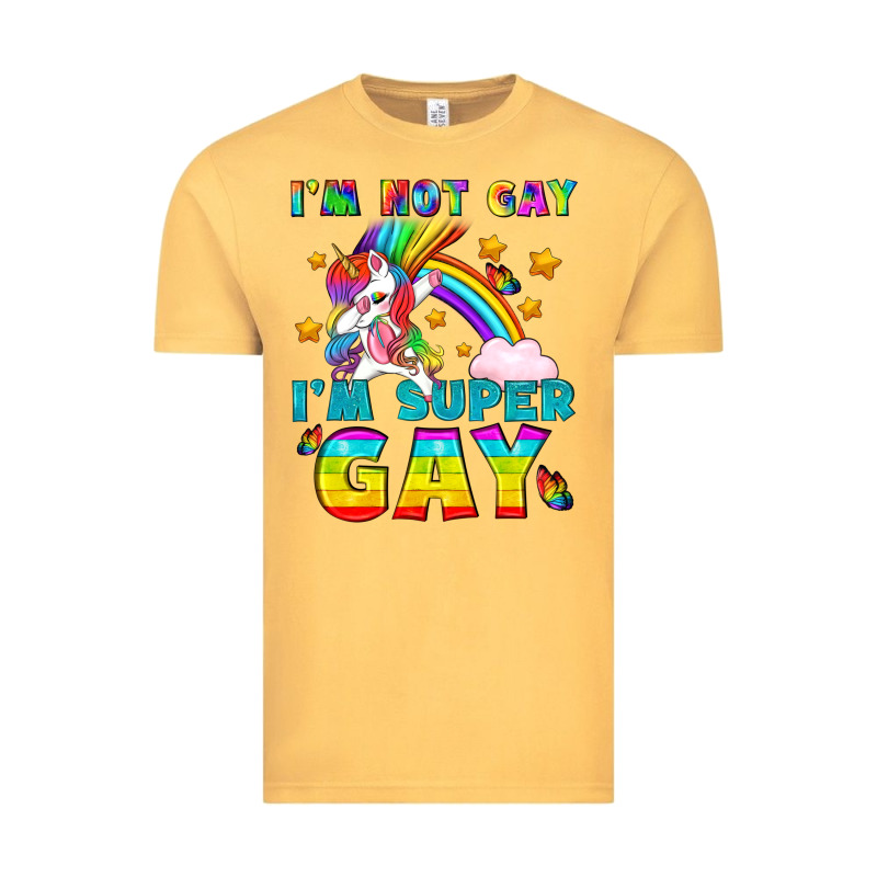 Lgbtq I'm Not Gay I'm Super Gay Vintage Tee by BundleAndBundleShop | Teevron