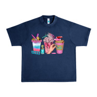 Navy Nail Coffee Cups With Rings Bbs Urban Heavy Tee - BundleAndBundleShop
