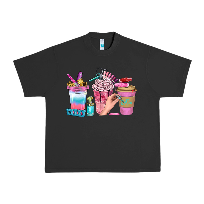 Nail Coffee Cups With Rings Bbs Urban Heavy Tee by BundleAndBundleShop | Teevron