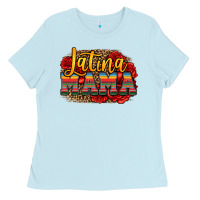 Baby Blue latina mama Ladies Tee - Jasminsmagicworld