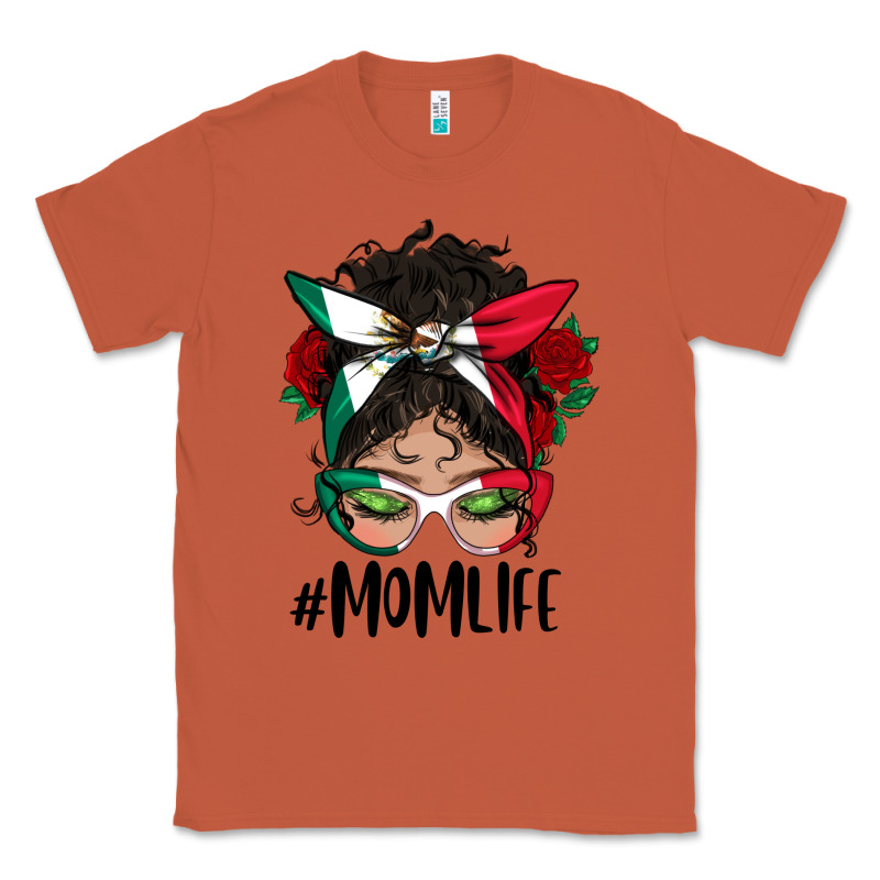 Mexican Mom Life Messy Bun Mama Classic Tee by BundleAndBundleShop | Teevron