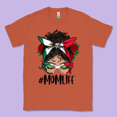 Mexican Mom Life Messy Bun Mama Classic Tee Designed By Bundleandbundleshop