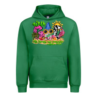 Emerald with god all things are possible summer Urban Hoodie - CowhideDigitalArt