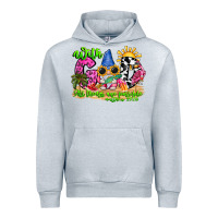 Heather Grey with god all things are possible summer Urban Hoodie - CowhideDigitalArt