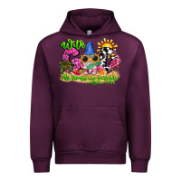 Mauve Wine with god all things are possible summer Urban Hoodie - CowhideDigitalArt