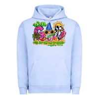 Pigment Grape Ice with god all things are possible summer Urban Hoodie - CowhideDigitalArt