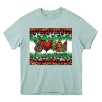 Arona Peace Love Christmas Trees Heavy Core Tee - Jasminsmagicworld