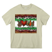 Mossy Peace Love Christmas Trees Heavy Core Tee - Jasminsmagicworld