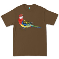 Cacao Rosella Bird Premium Tee - LillyAllenDesigns