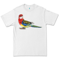 White Rosella Bird Premium Tee - LillyAllenDesigns