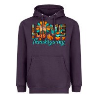 Plum Love Thanksgiving Gobble And Frappe Heavyweight Hoodie - FaDigitalArtStudio