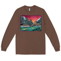 Chestnut Colorado Scenery Map Long Sleeve Tee - Bettercallsaul