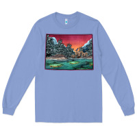 Colony Blue Colorado Scenery Map Long Sleeve Tee - Bettercallsaul