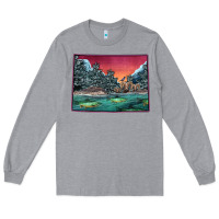 Heather Grey Colorado Scenery Map Long Sleeve Tee - Bettercallsaul