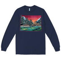 Navy Colorado Scenery Map Long Sleeve Tee - Bettercallsaul
