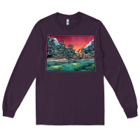 Plum Colorado Scenery Map Long Sleeve Tee - Bettercallsaul